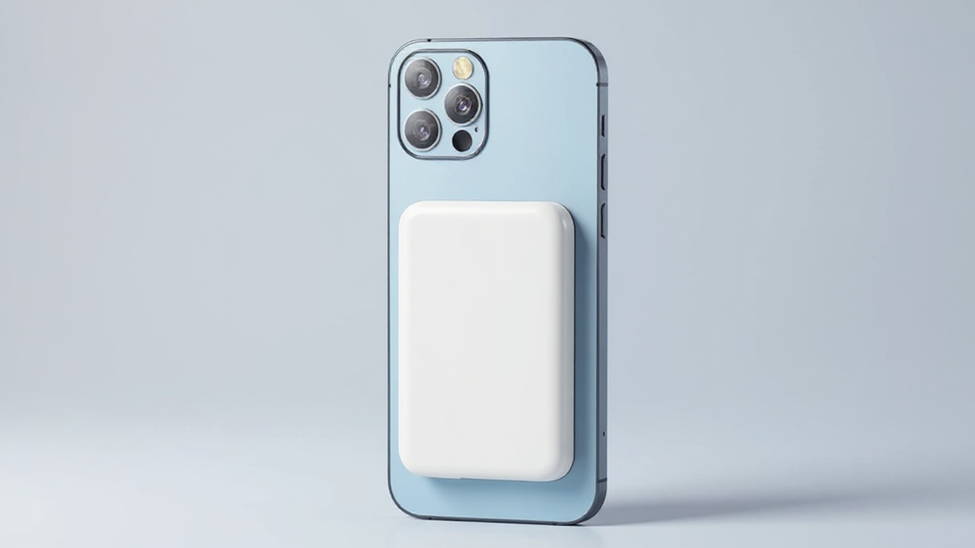 Batterie externe magnétique avec chargeur rapide sans fil  (compatible MagSafe)