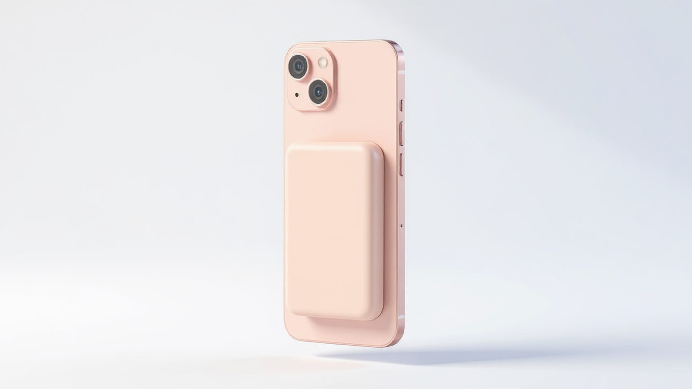 Batterie externe magnétique avec chargeur rapide sans fil  (compatible MagSafe)